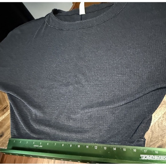 We The Free Top Willow Thermal Long Sleeve Boat Neck Oversized Small - Picture 7 of 10